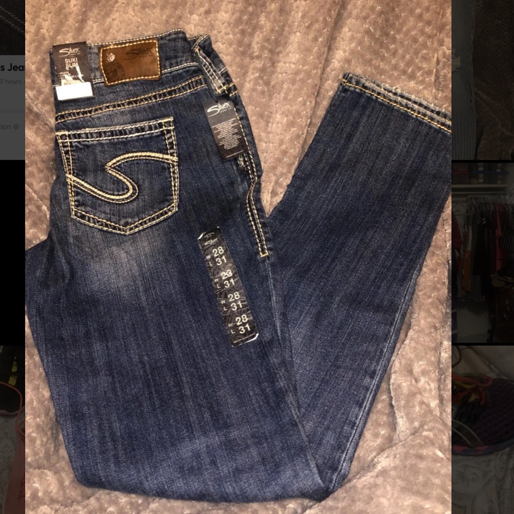 Silver jeans